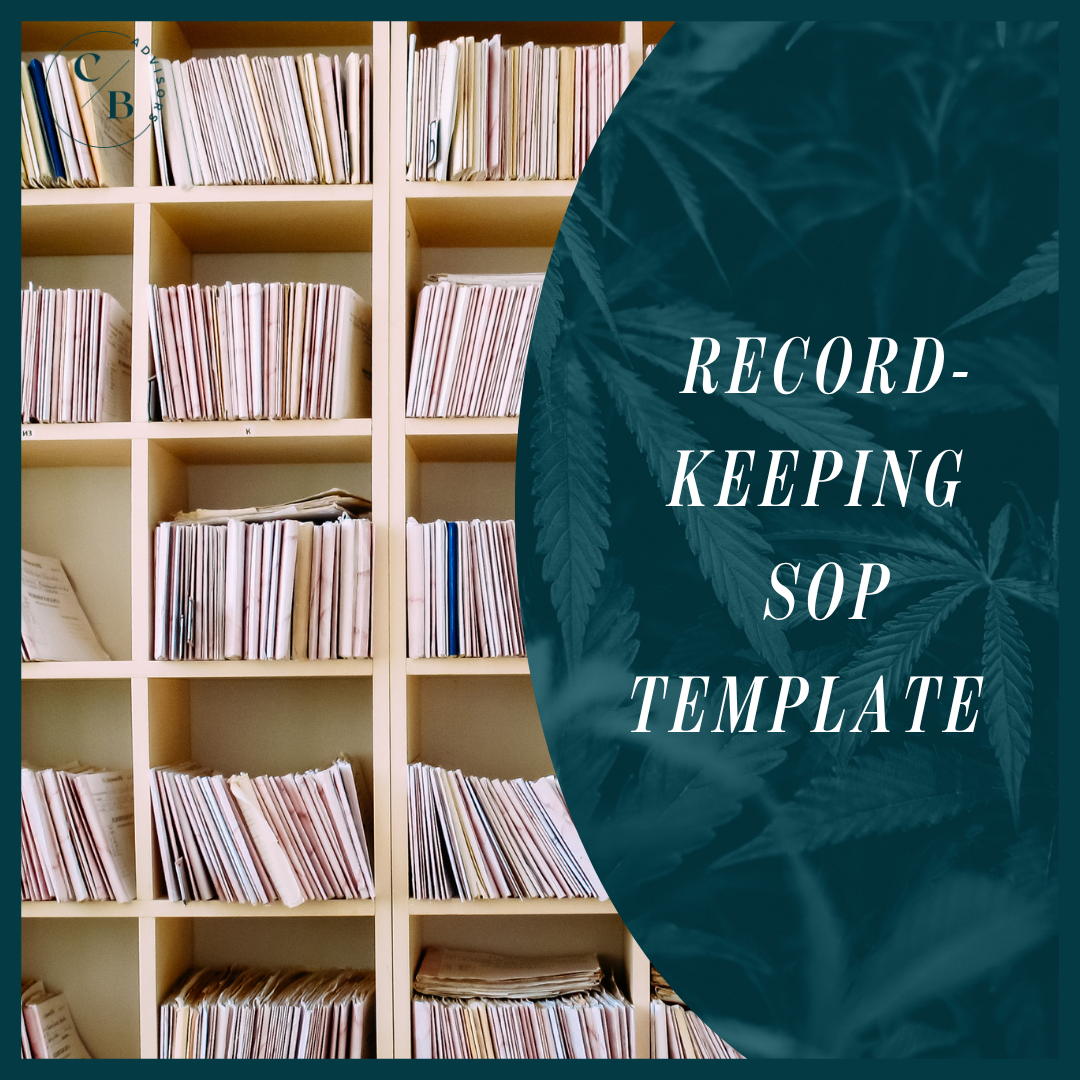 Maintenance of Records SOP | DEA Medical Cannabis Compliance Template